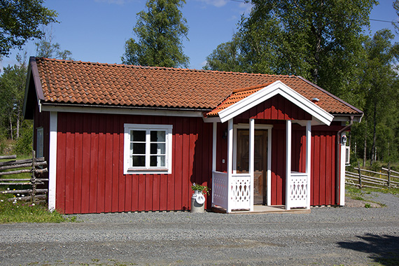 Das Ferienhaus von außen.